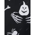 thumbnail image 3 of Vestido de pañuelo impreso de Halloween de Halloween Rosegal Vestidos casuales de talla grande, 3 of 5