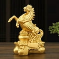 thumbnail image 2 of 5 Pcs Gold Horse Statue for 2026 Chinese New Year Feng Shui Tabletop Decor, 3.15 Inch Collectible Figurine for Home Office Desk, Symbol of Success & Good Fortune, 2 of 8