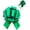 Green, variant on 12 Inch Red Large Pull Bow Giant Big Valentine for Gift Wrapping, Car, Bikes, Toys, Applicants, Front Door Decor, Wrap, Christmas Tree & Outdoor Decoration 12in