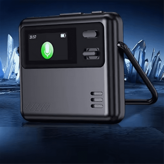 Mini Smart MP3 Player Bluetooth Wireless Music Student Compact Portable Walk Man Supports FM 32GB,1 x MP3 Player,Black