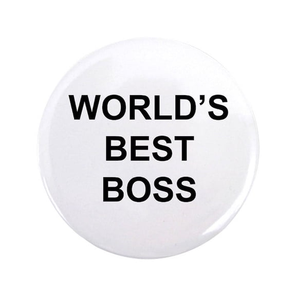 CafePress - World's Best Boss 3.5 Button - 3.5" Button