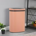 thumbnail image 5 of FDW 13Gal Pink Touchless Trash Can - Stainless Steel Auto Lid for Kitchen/Office, 5 of 8