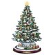 thumbnail image 1 of Árbol de mesa The Heart of Christmas Thomas Kinkade con luz, 1 of 5