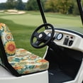 thumbnail image 6 of Pzuqiu Golf Cart Seat Covers Elastic Polyester, Compatible with Golf Carts Outdoor, for Ezgo Club Car Cart Most Golf Carts, Datura Floral, 6 of 10