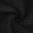 thumbnail image 6 of Odeerbi Winter Cable Knit Sweaters For Women Loose Solid Color V Neck Sweater Fashion 2025 Casual Dough Twists Pullover Sweater Black, 6 of 6