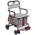 thumbnail image 3 of Carrito de compras plegable shamjiam para supermercado con ruedas para viajes de transporte Camping B, 3 of 8