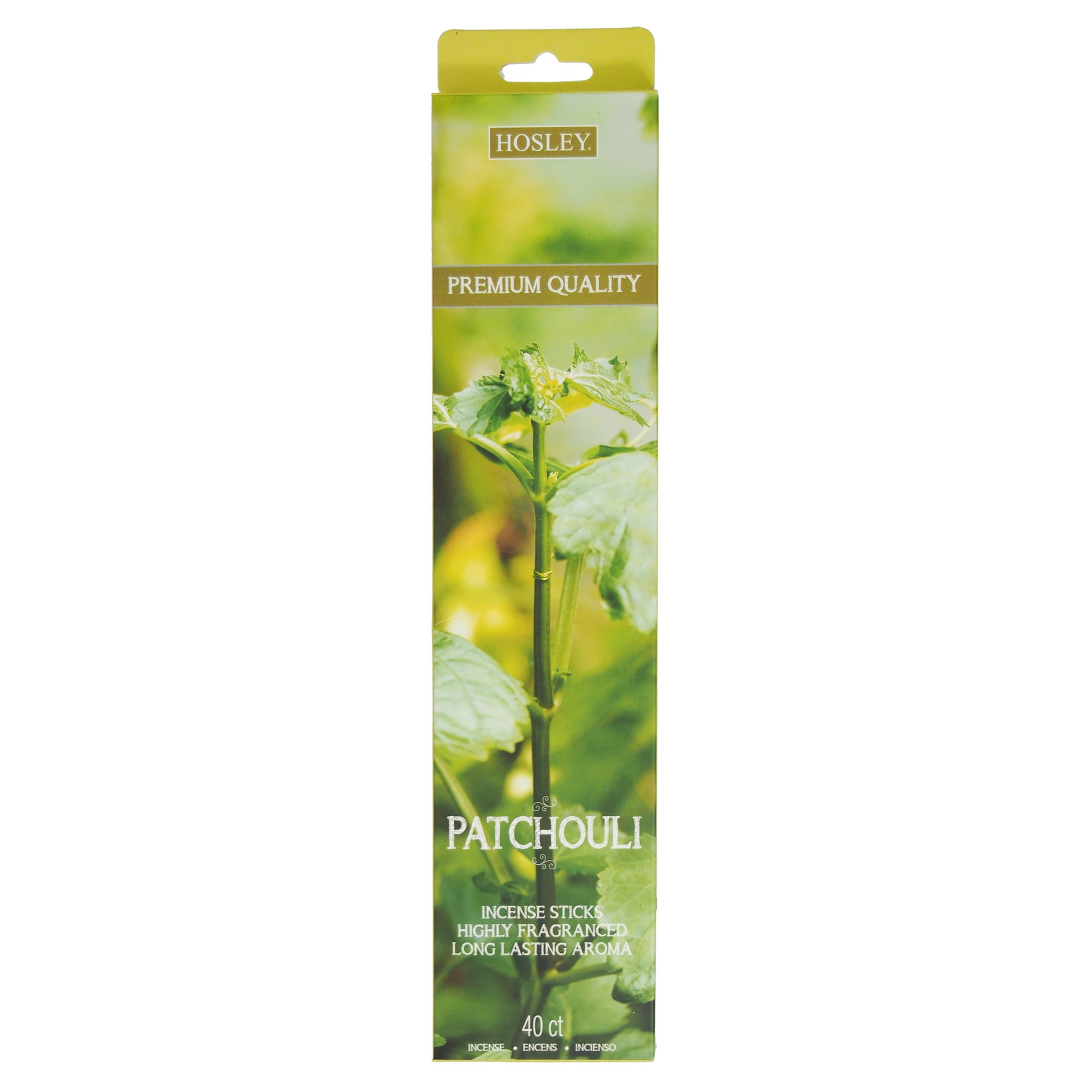Hosley 40 pc. Highly Fragrance Patchouli Incense Sticks