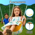 thumbnail image 6 of Sportspower Addison Wooden Swing Set with Heavy Duty Double A-Frame, Lifetime Warranty on Slide, & Bonus Anchor Kit - for Ages 3-8, 6 of 8