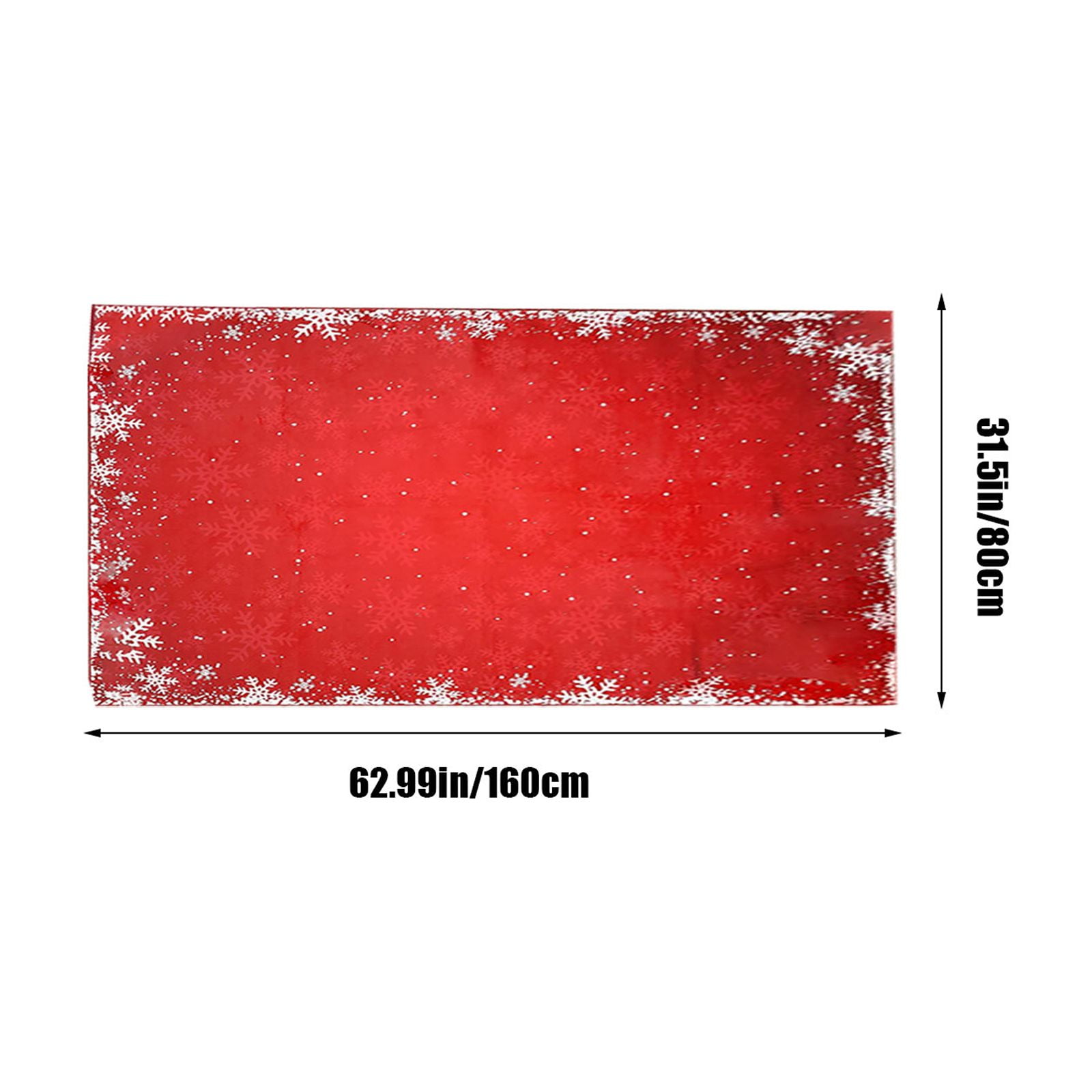 Xuniizn Christmas Door Mat Xmas Welcome Christmas Mat Non-Slip and Washable Winter Doormat Rubber Back Snowflakes Door Mat Rugs for Indoor Outdoor, Christmas Decorations for Home
