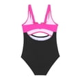thumbnail image 4 of GYRATEDREAM Girls One Piece Swimsuits Sleeveless Cross Back Swimsuits Beach Swimwear Bathing Suits for 8-10 Years, 4 of 5