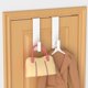 thumbnail image 2 of Ganchos para colocar sobre la puerta PMMASTO de acero inoxidable, paquete de 2, 2 of 7