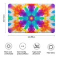 thumbnail image 3 of Colorful Rainbow Tie Dye Spiral Pattern Bathroom Rugs Mat,Non Slip Microfiber Bathroom Rug,Rubber Backing,Soft Bathroom Mats for Bathroom Floor,Tub and Shower,20x32in(50x80cm), 3 of 5