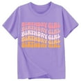 thumbnail image 3 of Hiijoy Big Girls Birthday T-Shirt Letter Print Short Sleeve Casual T Shirt, Sizes 1-13, 3 of 3