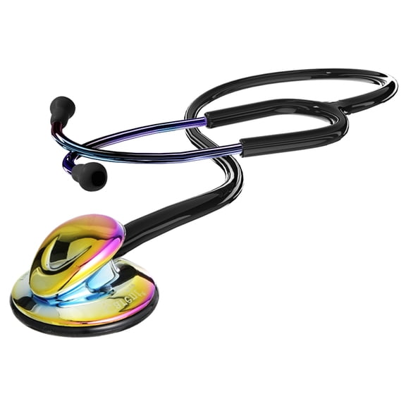 MaiWieel Professional Master Stethoscope Single Head Stethoscopes For Nurse,Doctor,Home Medical,Rainbow Chestpiece
