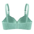 thumbnail image 3 of Sevevn Women's Solid Color Seamless Nude Lifting Soft Support Bra For Women Everyday Bras Green XXXL Summer Savings, 3 of 7