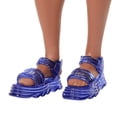 thumbnail image 4 of Barbie Fashionistas Ken Doll #220 with Behind-The-Ear Hearing Aids & Broad Body Wearing a Removable Orange Patterned Shirt, Shorts & Jelly Sandals, 4 of 5