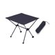 thumbnail image 2 of Mesa plegable para exteriores, escritorio portátil para acampar, ultraligero, para playa, senderismo, escalada, aluminio, negro, 2 of 5