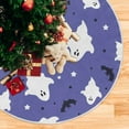 thumbnail image 5 of GZHJMY Halloween Christmas Tree Skirt Halloween Tree Skirt for Holiday Party Home Christmas Day Ornaments 36", 5 of 6