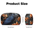 thumbnail image 5 of Crow Hard Drive Bag Travel Organizer Phone Charger Organizer Small Electronics Travel Organizer Waterproof Oxford Fabric 5.9x9.44x3.14 in, 5 of 6