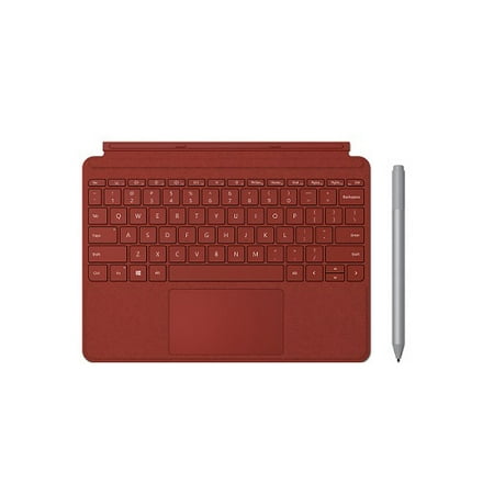 Microsoft Surface Pen Platinum + Surface Go Signature Type Cover Poppy Red - Surface Go Sig. Type Cover Included - Bluetooth 4.0 in Surface Pen - 4,096 Pressure Points for Pen - A full keyboard