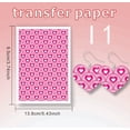 thumbnail image 1 of Serie del Día de San Valentín pendientes de cerámica blanda molde de papel de transferencia molde hecho a mano DIY, 1 of 2