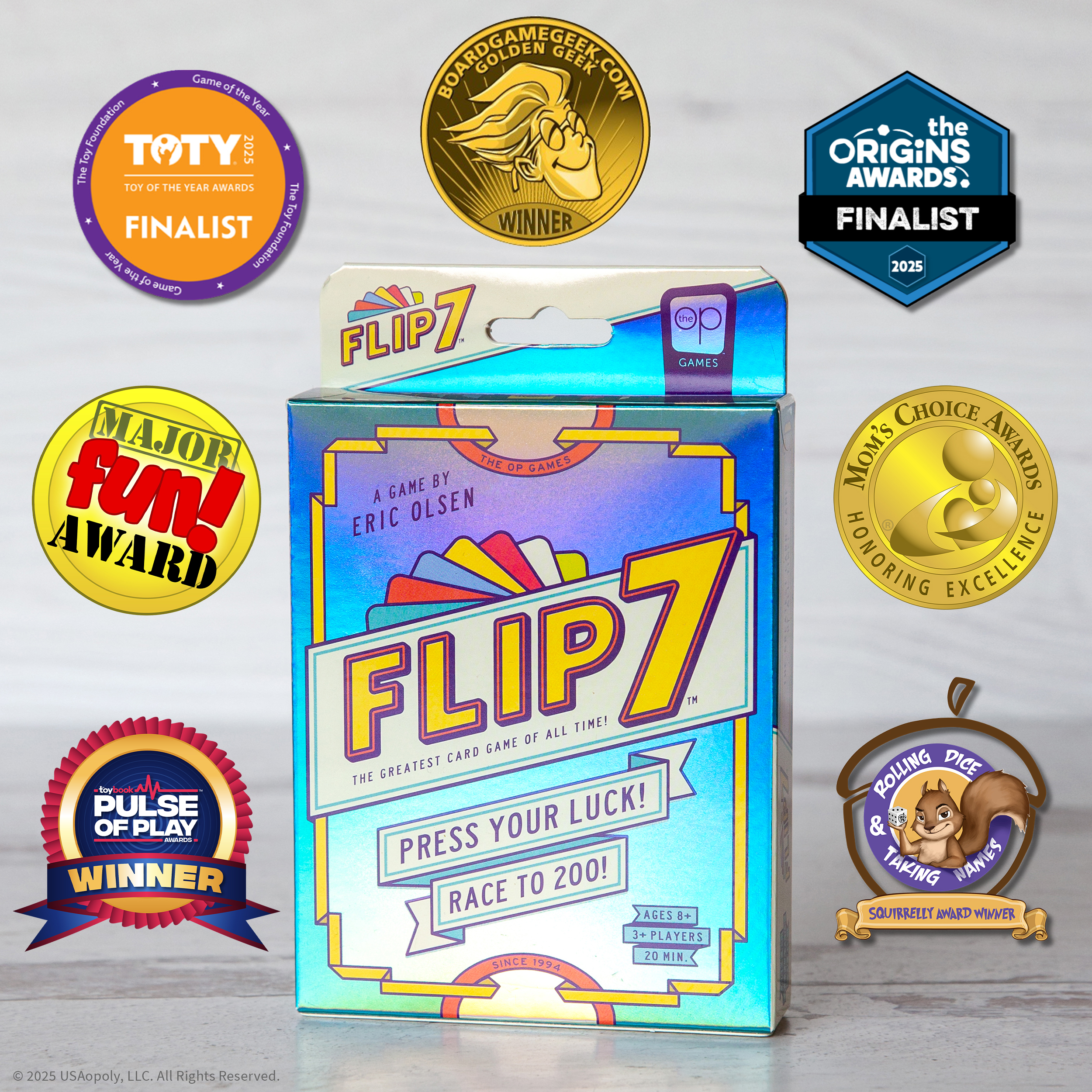 USAopoly Flip 7 Card Game for Family Game Night photo 2