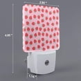 thumbnail image 2 of Honeii Hand Drawn Strawberry Print LED Night Light with Light Sensor, Night Lights Plug Into Wall,Ideal for Bedrooms and Hallways-US, 2 of 7