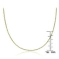 thumbnail image 2 of Gold over Sterling Silver 1.5mm Rolo Adjustable Chain Necklace 20" Inches, 2 of 2