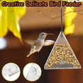 thumbnail image 1 of Ganfancp Comedero para Pájaros Colgante para La Decoración Del Patio Del Jardín En Forma de Hexágono con Techo Ofertas Flash 1X Comedero para Pájaros, 1 of 5