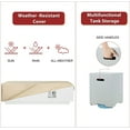 thumbnail image 5 of AVAWING 2-Piece 56" Rectangle Propane & 50,000 BTU Concrete Fire Table, Auto-Ignition,  Deep White, 5 of 6