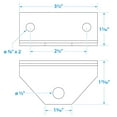 thumbnail image 4 of Seachoice Angle Bracket For 5531 30 5 55300 - Angle Bracket Only, 4 of 4