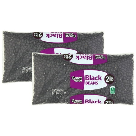 Value Beam - (2 Pack) Great Value Black Beans, 32 oz