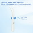thumbnail image 6 of The Floss Advances - Dental Floss Holder, Tension Adjustable Interdental Flosser, Reusable and Refillable Handle with Preloaded Floss 81 ft / 25 m, 6 of 8