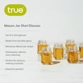 thumbnail image 3 of True Mason Jar Shot Glasses for Tequila, Whiskey, Vodka, Rum, 1oz Set of 6, 3 of 9