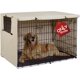thumbnail image 1 of Funda para jaula de perro de 42 pulgadas, funda de poliéster duradera para perrera de mascotas, ajuste universal para jaula de perro de alambre 1 (negro), 1 of 2