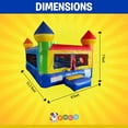 thumbnail image 3 of Pogo Crossover Inflatable Bounce House Toddler Jumper Indoor/Outdoor Rainbow, 3 of 8