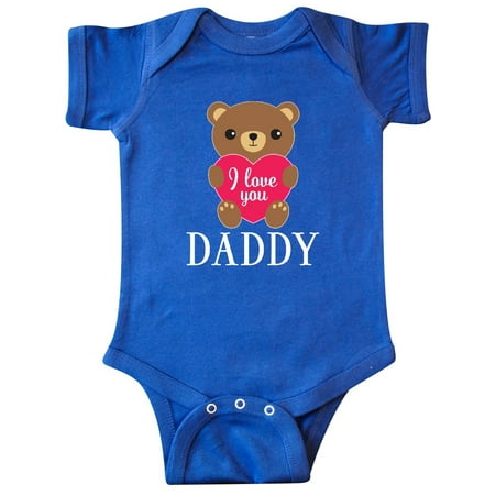 

Inktastic Valentine I Love You Daddy Gift Baby Boy or Baby Girl Bodysuit