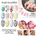 thumbnail image 2 of 12 Colors Nail Art Pens Set，DIY Nail Art Markers Nail Art Pens for Painting Nail Art Supplies Tools for Graffiti Dotting Drawing Painting Point Liner DIY, 2 of 6