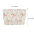 thumbnail image 2 of Unique Bargains 1 Pc Lightweight Clutch Bow Large Makeup Bag for Vacation Pink Canvas, 2 of 6