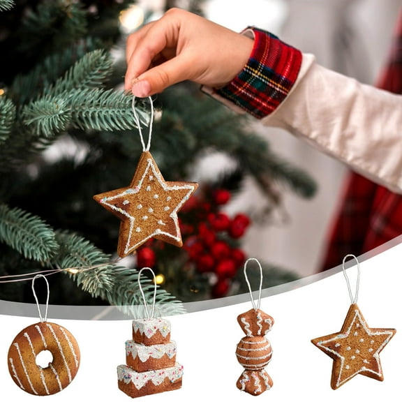 kladzum Christmas Tree Ornaments Christmas Hanging Decorations Plastic Material Festival Ambiance Decoration Pendant Christmas Tree Window Decorations