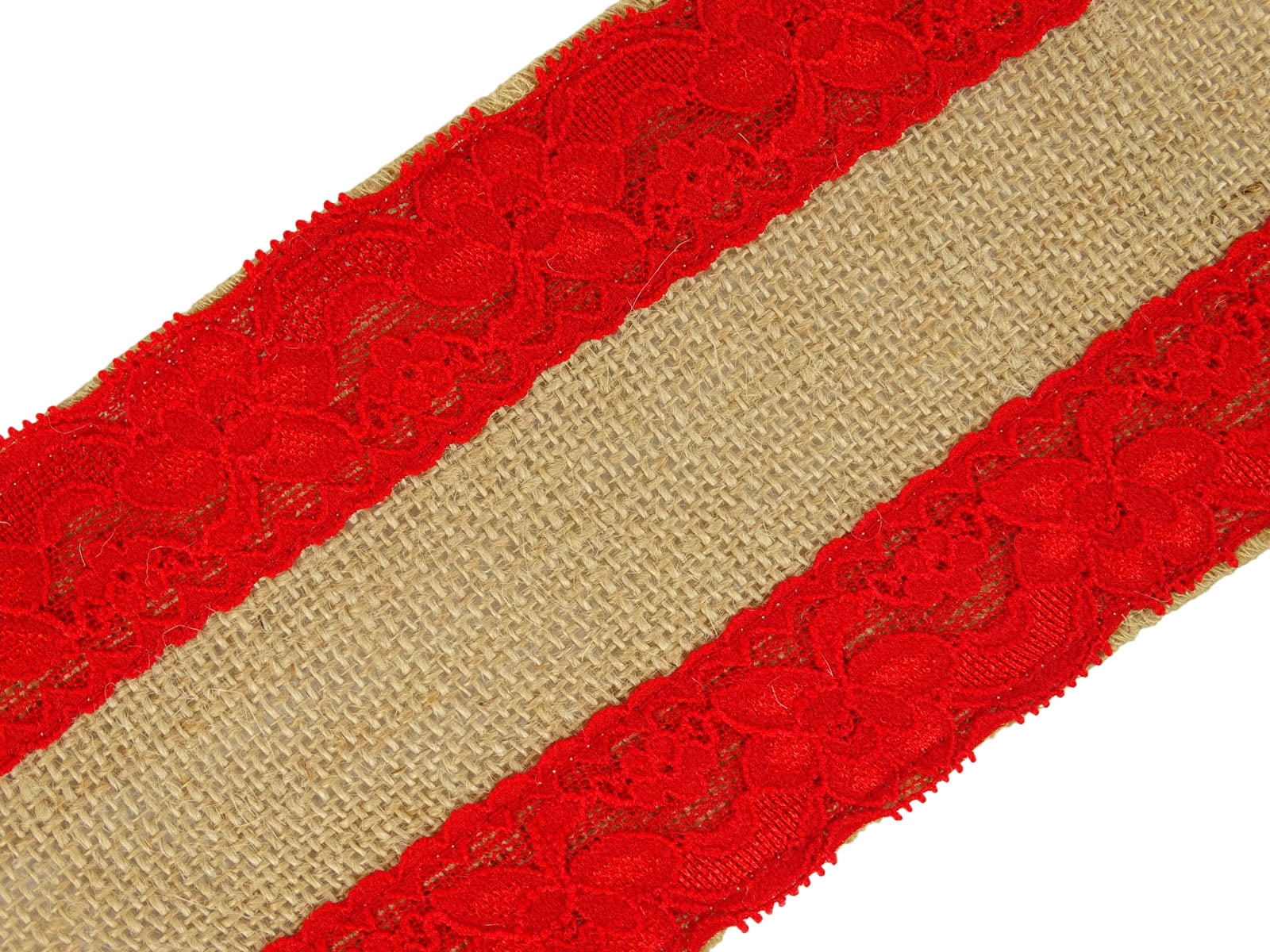 IBA Indianbeautifulart 10 Yd Natural Burlap Lace Wired Jute Trim Craft Ribbons For Wedding Home Decoration Gift Wrap-4 Inches