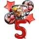 thumbnail image 3 of Juego de 6 a 8 globos de aluminio para fiestas de cumpleaños de Disney Cars para niños y niñas, suministros para fiestas de Lightning McQueen, 3 of 5