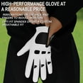 thumbnail image 4 of FINGER TEN Men’s Golf Glove Left Hand Right with Ball Marker Value 2 Pack, Weathersof Grip Soft Comfortable, Fit Size Small Medium ML Large XL, 4 of 7