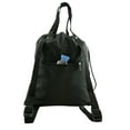 thumbnail image 2 of Lightweight 2-in-1 Polyester Drawstring Backpack and Tote Bag, A. Black, 2 of 3