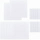 thumbnail image 1 of 10 láminas para cubrir agujeros de pared con 100 pegatinas de plástico, 13 cm, para techo, a prueba de polvo, cuadradas, esmeriladas., 1 of 9
