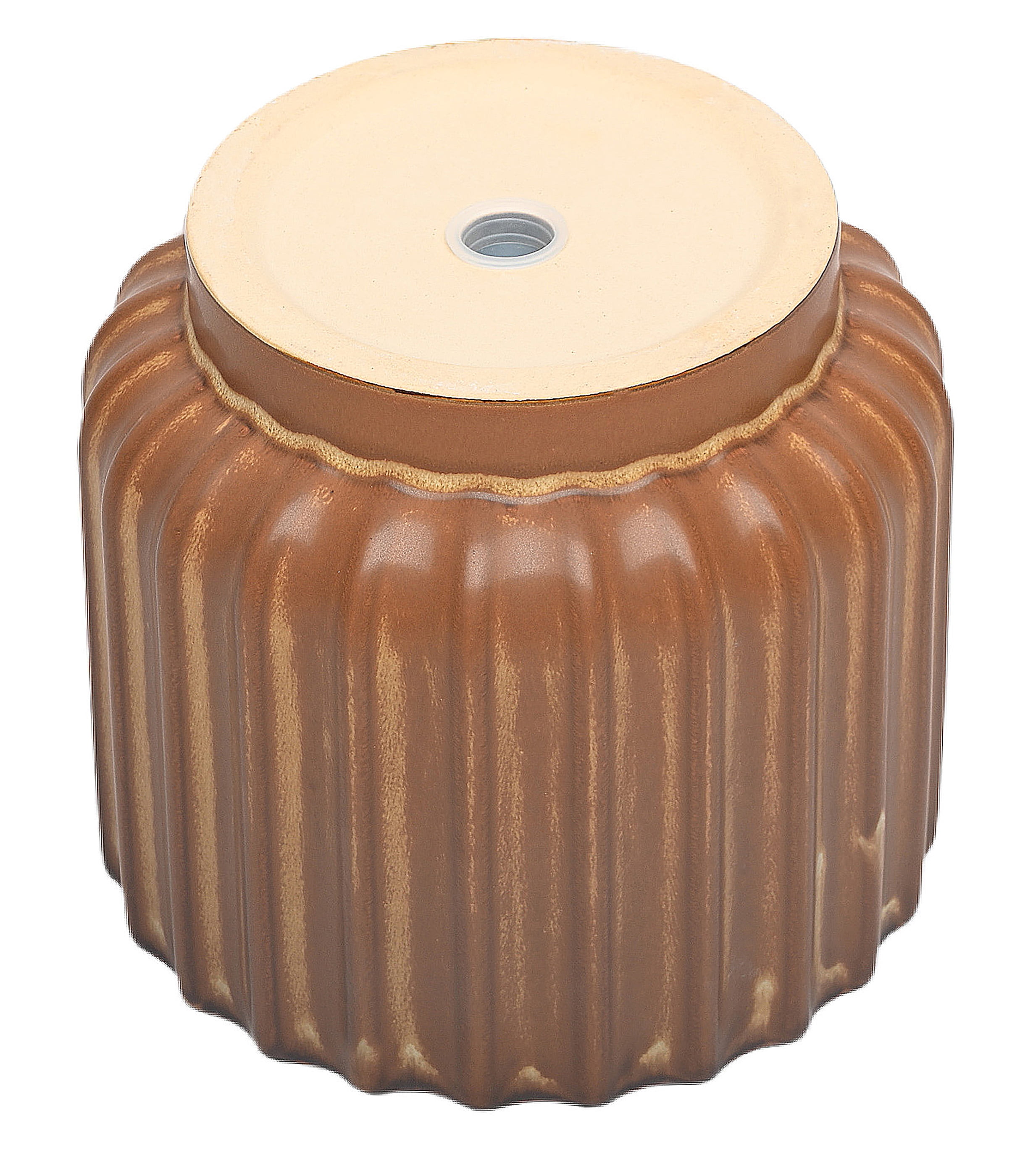 Better Homes & Gardens Paul Planter, Copper, Ceramic, 6 in