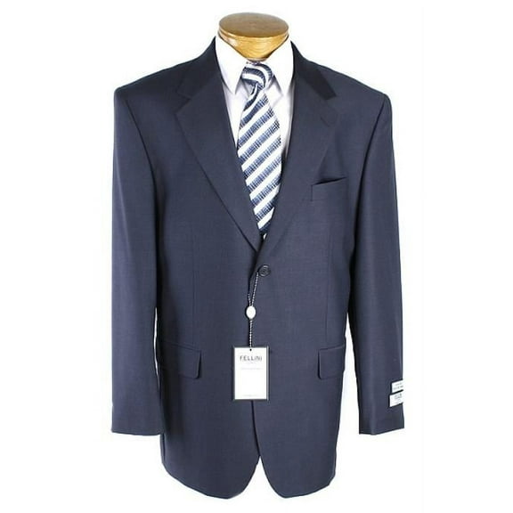 Men's Dark Navy 2 Button Affordable Cheap Discounted Cheap Priced Business Suits Clearance Sale Online Sale