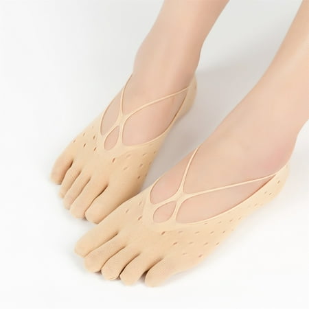 

Qepwscx Fashion Women Summer Low cut invisible non-slip ultrathin Five-finger Socks Clearance
