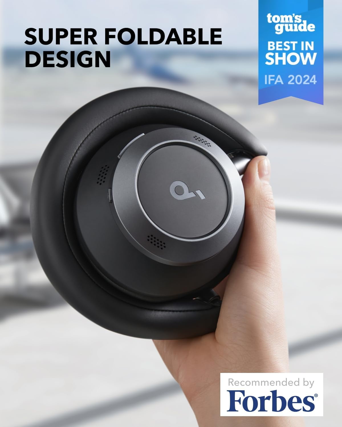 Soundcore Space One Pro by Anker, Adaptive Active Noise Cancelling