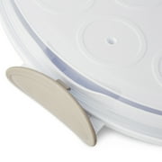 Better Homes & Gardens Round Cake Carrier with Clear Plastic Cover, 13 Diameter, Dishwasher Safe, Best Used for Leftover Storage and Party Transportation